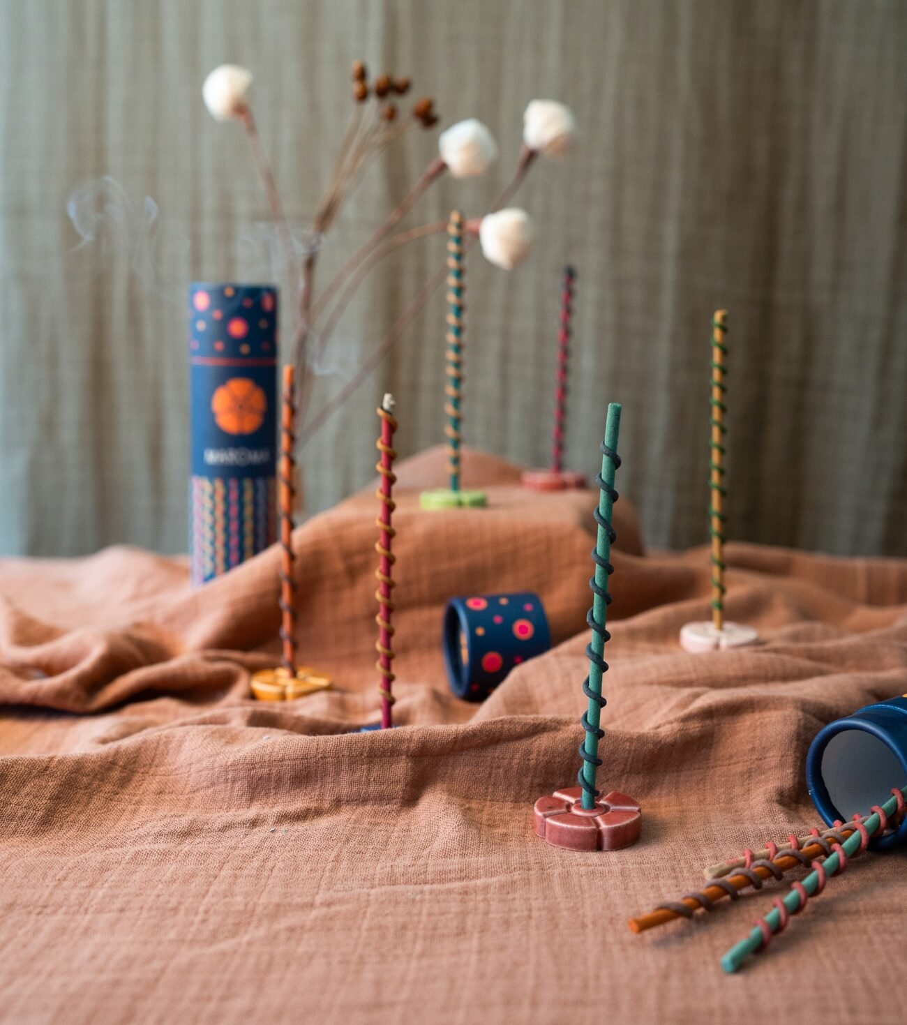 Double Scented Spiral Incense - Elemental Harmony - Image 5