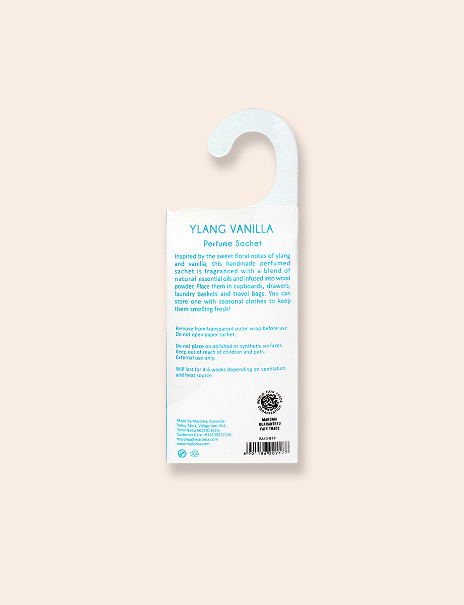 Perfume Hanging Sachet Ylang Vanilla