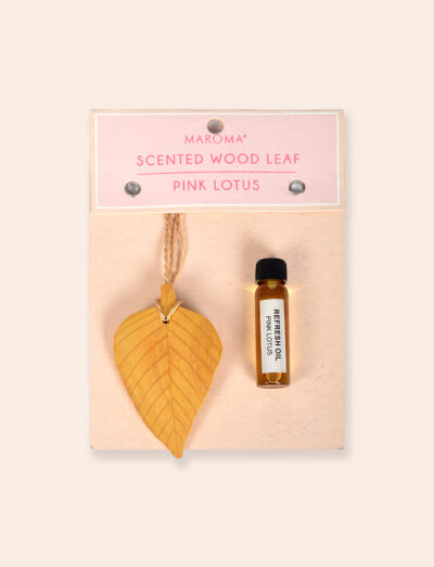 Scented Wood Leaf Peepal – Pink Lotus