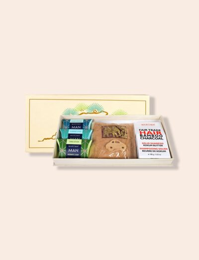 Gift Set with Soap, Shampoo, Sachet