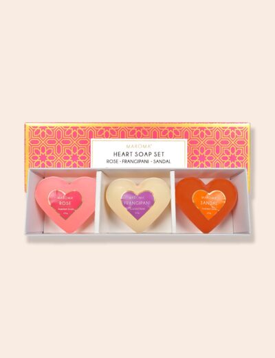 Heart soap set