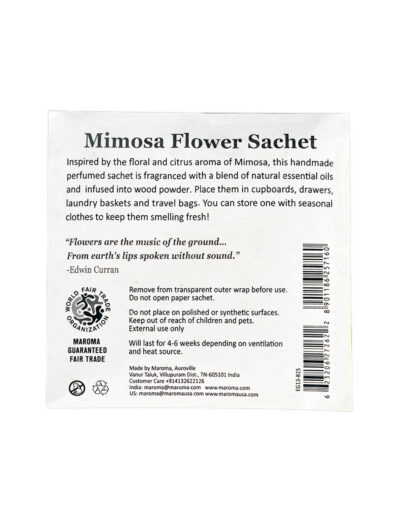 Mimosa Perfume Sachet