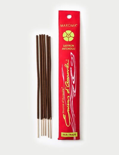 Saffron Patchouli Incense – Pack of 10