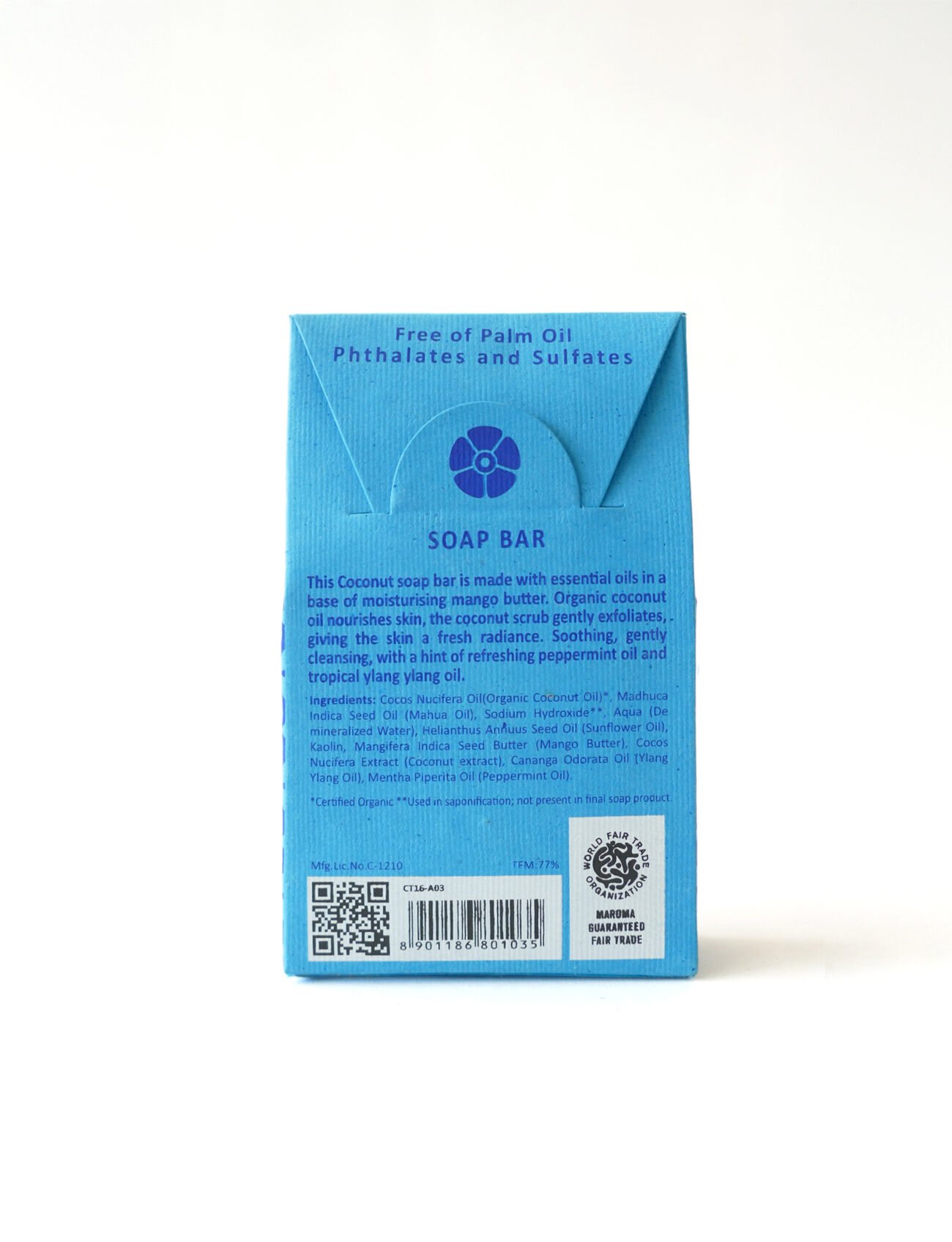 Coconut Soap Bar with Coconut Scrub & Mango Butter - Image 4