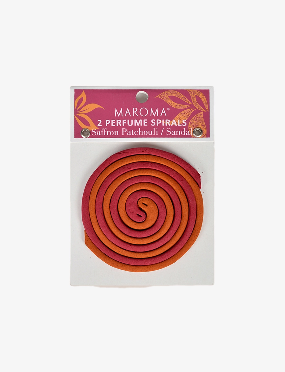 Saffron Patchouli & Sandal Perfume Spirals - Image 2