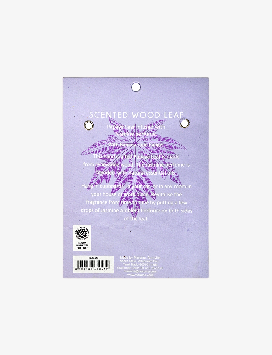 Jasmine Scented Wooden Leaf Diffuser - Image 4