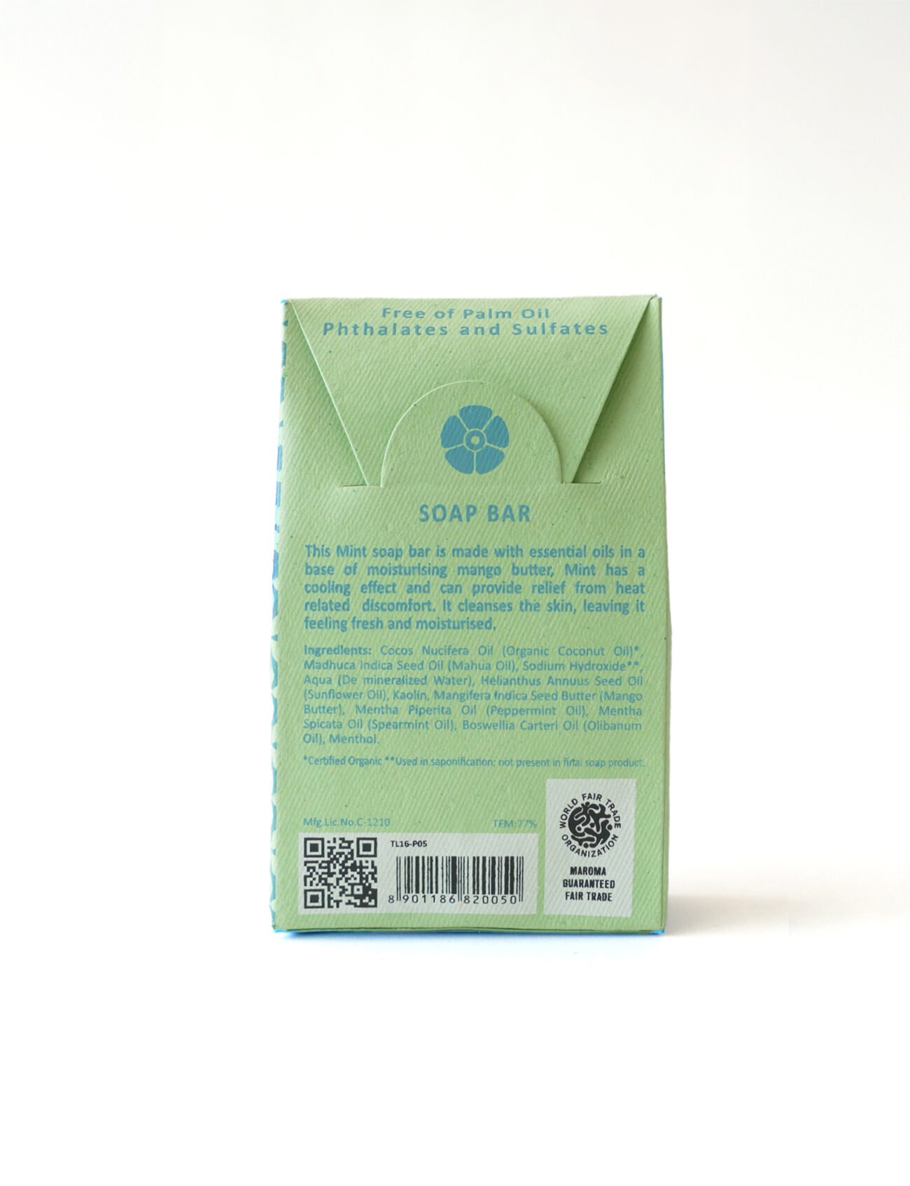 Mint Soap Bar with Mango Butter - Image 4