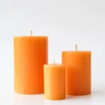 Orange Blossom Pillar Candle
