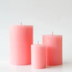 Pink Lotus Pillar Candle