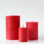 Strawberry Pillar Candle