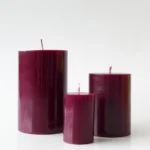 Cranberry Pillar Candle