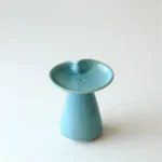 Ceramic Bambooless Incense Holder Blue