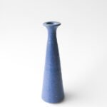 Ceramic Purple Taper Candle Holder