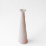 Ceramic Light Pink Taper Candle Holder