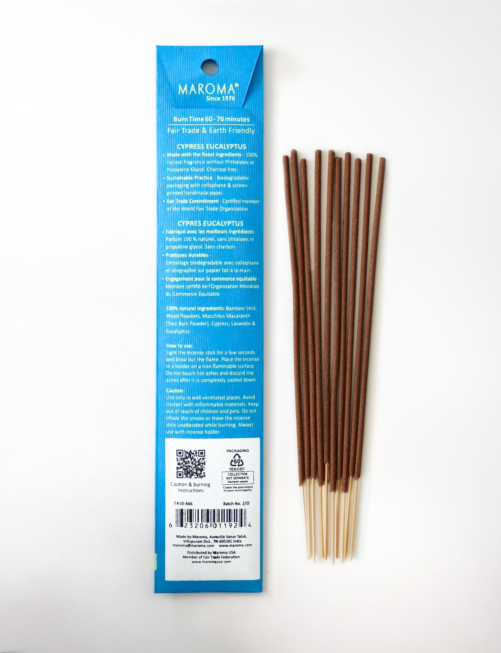 Cypress Eucalyptus Incense Sticks - Image 2