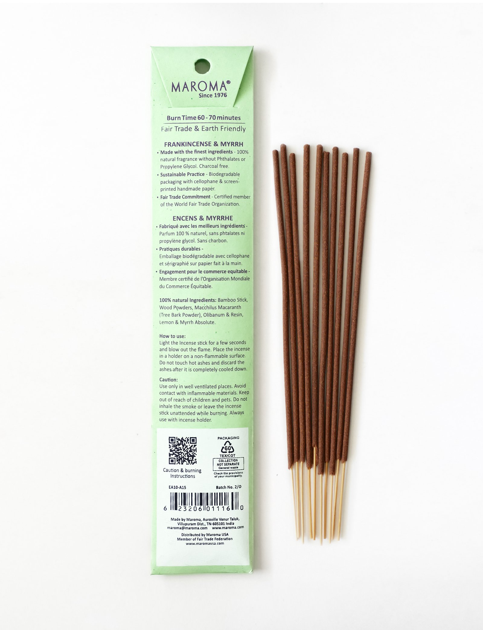 Frankincense & Myrrh Incense Sticks - Image 2