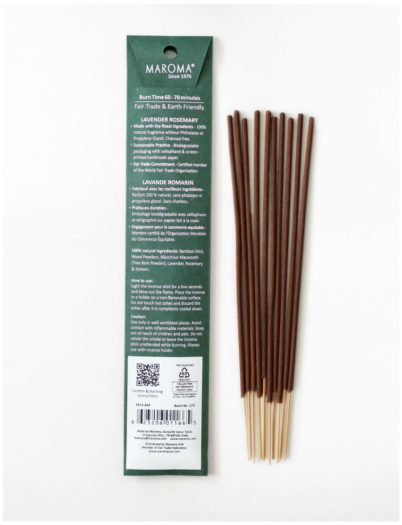 Lavender Rosemary Incense Sticks - Image 2