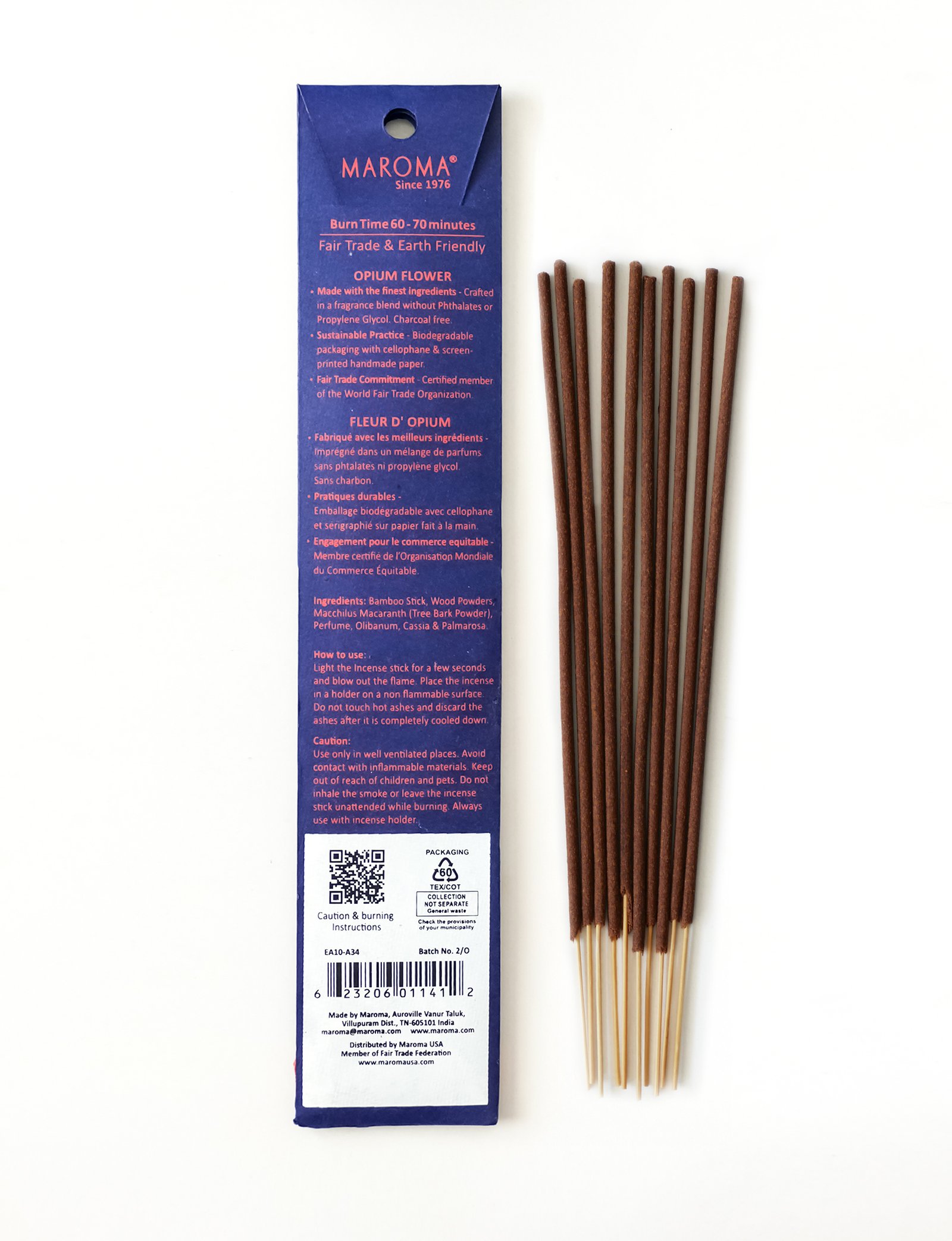 Opium Flower Incense Sticks - Image 2