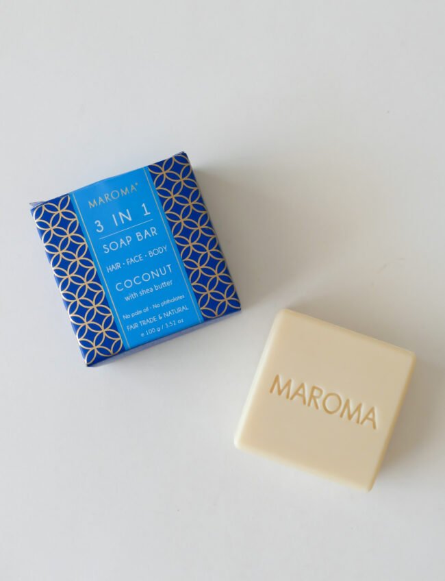 Coconut Hair, Face and Body Bar with Shea Butter